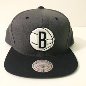 Brooklyn  Nets Mitchell and Ness Snapback NBA Basketball Hat